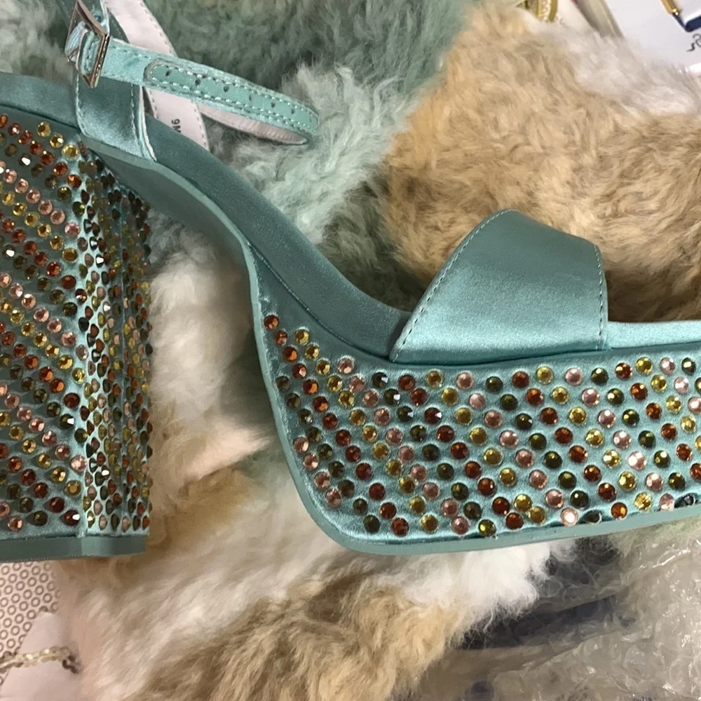 Jeffrey Campbell discotheque platform shoes size 9 new !